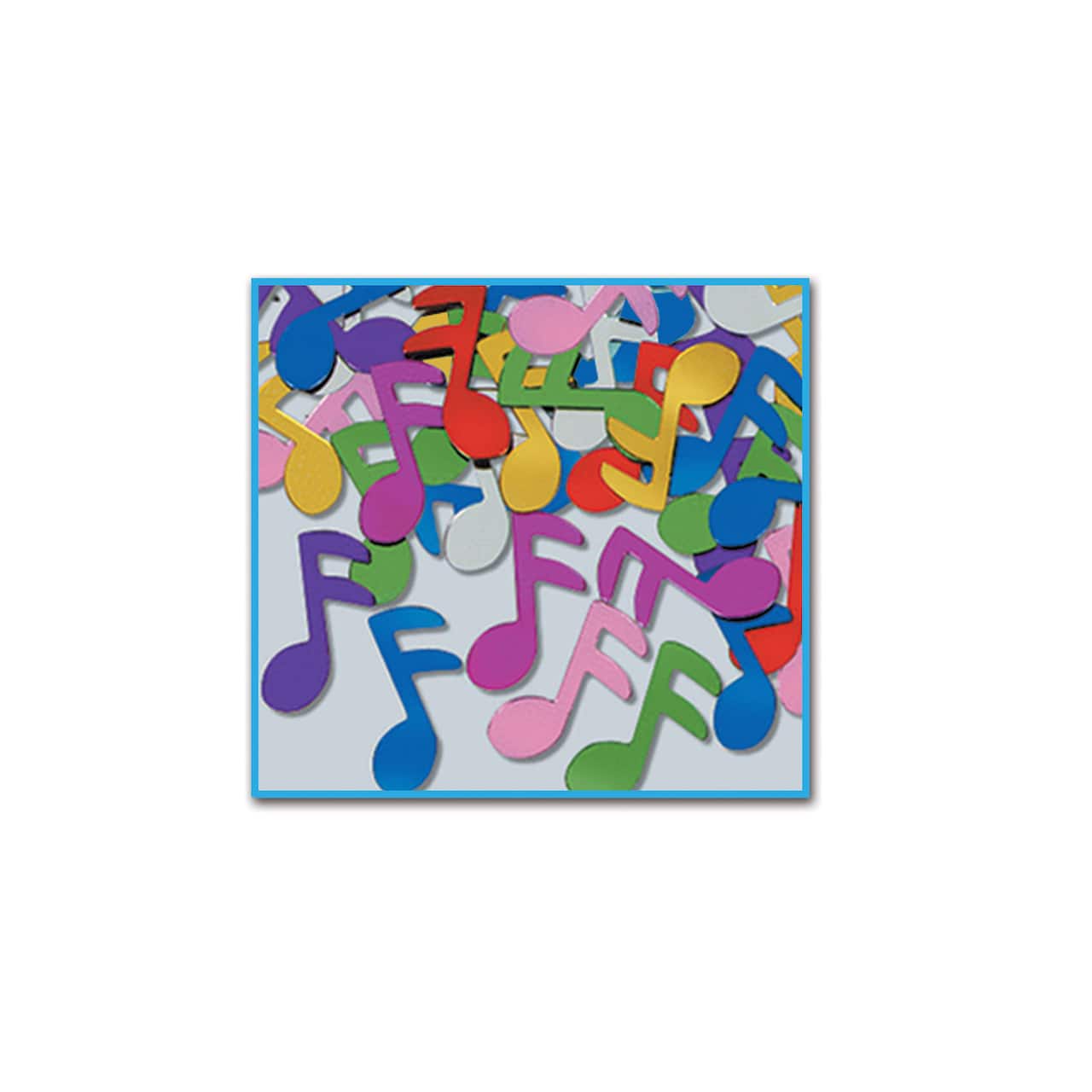 Beistle 1oz. Multicolor Fanci-Fetti Musical Notes, 3ct.